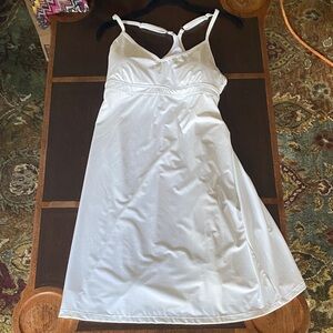 Athleta White Midi Dress